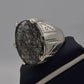 AAE 5645 Chandi Ring, Stone: Moh e Najaf - AmeerAliEnterprises