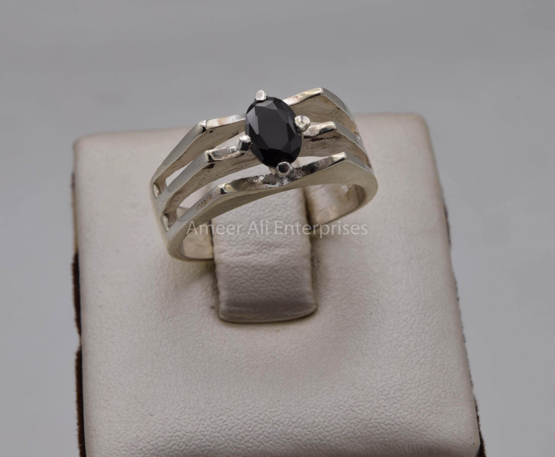 AAE 5703 Chandi Ring 925, Stone: Zircon - AmeerAliEnterprises