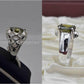 Silver Couple Rings: Pair 64, Stone: Zircon - AmeerAliEnterprises