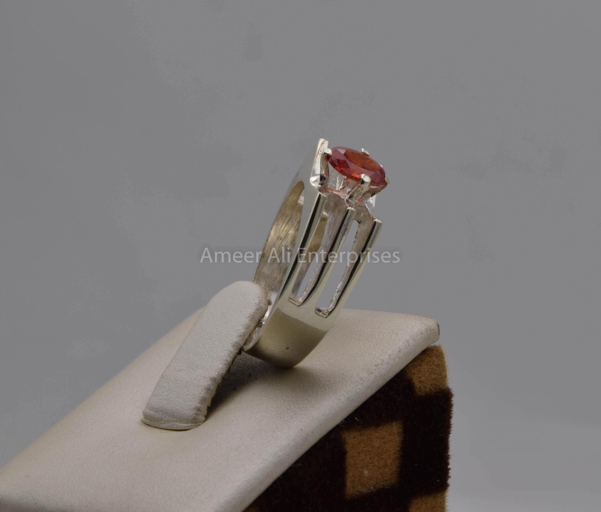 AAE 5701 Chandi Ring 925, Stone: Zircon - AmeerAliEnterprises