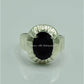 AAE 6849 Chandi Ring 925, Stone: Neelam
