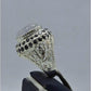 AAE 5826 Chandi Ring 925, Stone: Dur e Najaf - AmeerAliEnterprises