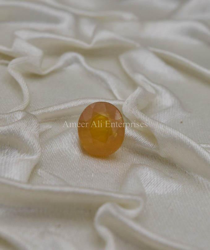AAE 1323 Yellow Sapphire (Pukhraj) - AmeerAliEnterprises