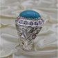 AAE 3925 Chandi Ring 925, Stone: Feroza (Turquoise)