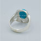 AAE 6579 Chandi Ring 925, Stone: Feroza