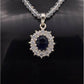 AAE 2547 Chandi Pendant 925, Stone: Zircon - AmeerAliEnterprises