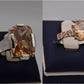 Silver Couple Rings: Pair 86,  Stone: Zircon - AmeerAliEnterprises