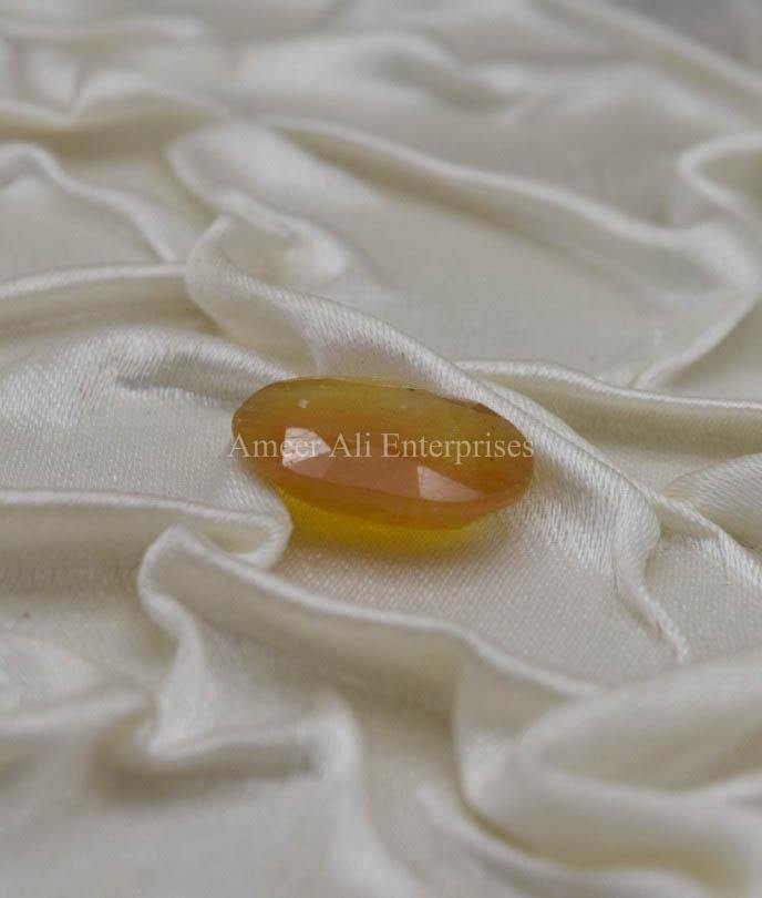 AAE 1324 Yellow Sapphire (Pukhraj) - AmeerAliEnterprises