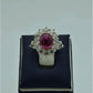 AAE 5770 Chandi Ring 925, Stone: Irani Pota Yaqoot - AmeerAliEnterprises