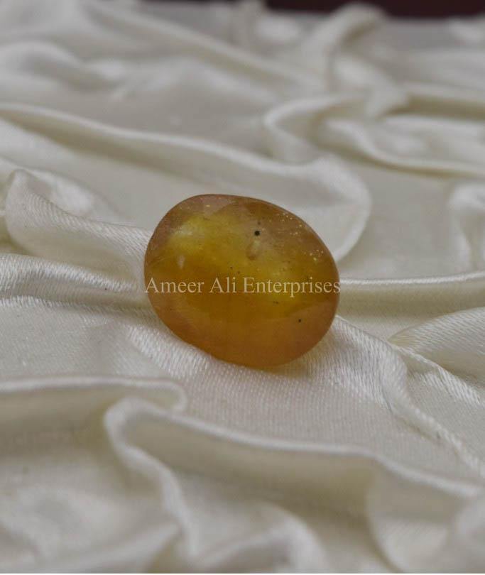 AAE 1324 Yellow Sapphire (Pukhraj) - AmeerAliEnterprises