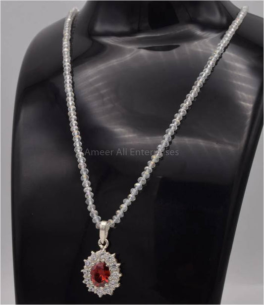AAE 2548 Chandi Pendant 925, Stone: Zircon - AmeerAliEnterprises