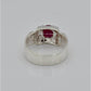 AAE 6574 Chandi Ring 925, Stone: Ruby