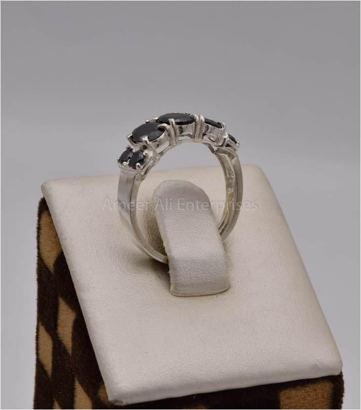 AAE 2493 Chandi Ring 925, Stone: Zircon - AmeerAliEnterprises