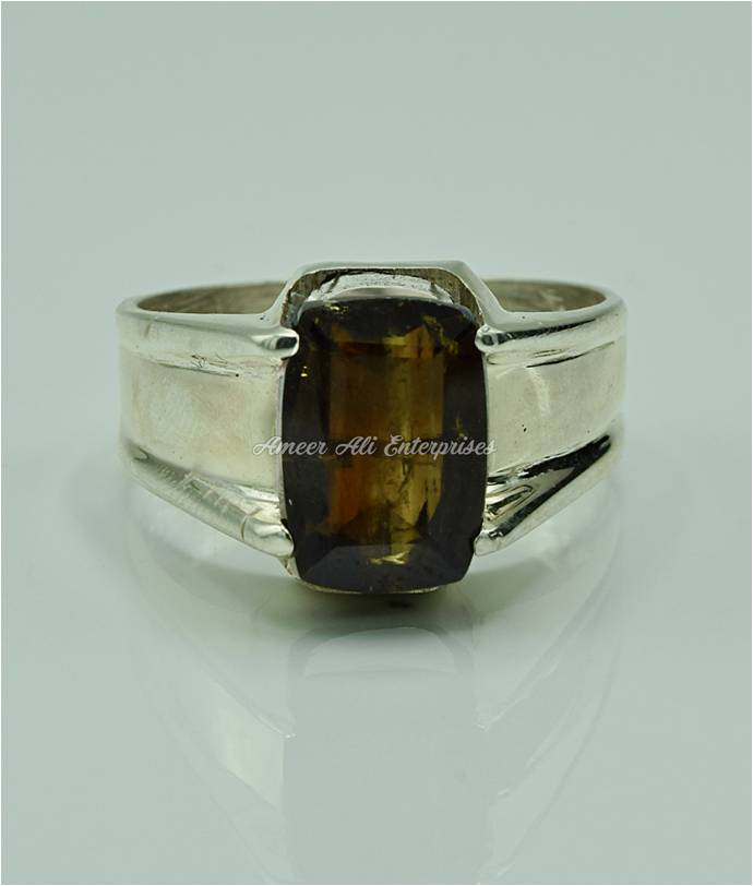 AAE 6875 Chandi Ring 925, Stone: Zbarjad