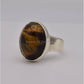 AAE 3553 Chandi Ring 925, Stone: Tiger's Eye