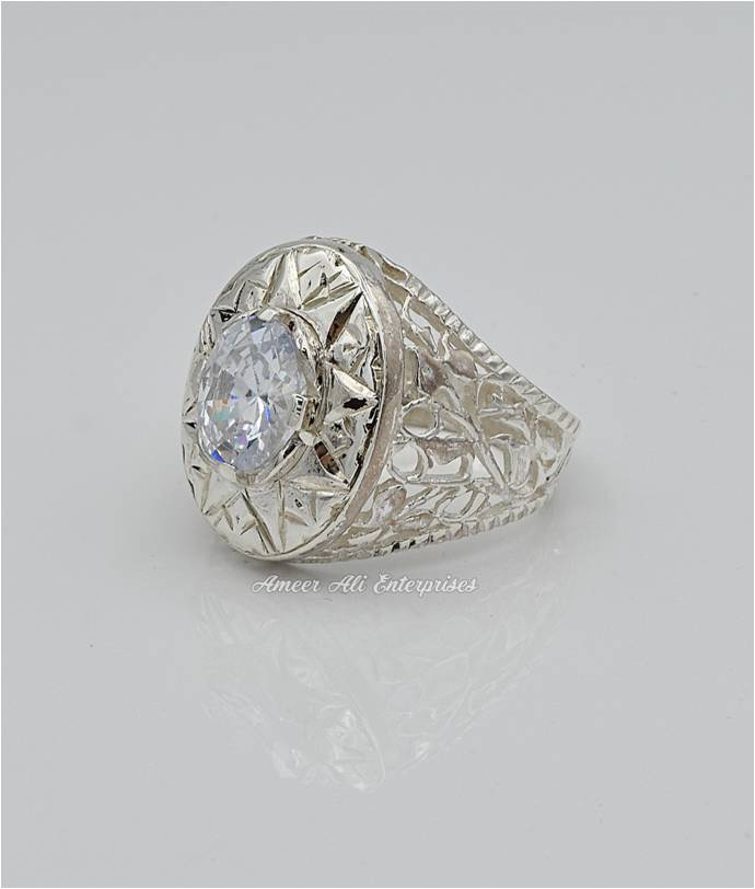AAE 6558 Chandi Ring 925, Stone: Zircon