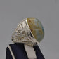 AAE 5605 Chandi Ring 925, Stone: Sulemani Aqeeq - AmeerAliEnterprises