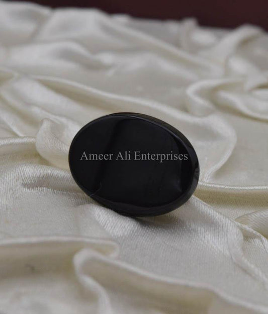 AAE 1382 Black Aqeeq Stone - AmeerAliEnterprises