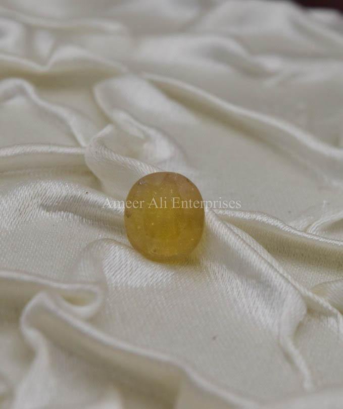 AAE 1325 Yellow Sapphire (Pukhraj) - AmeerAliEnterprises