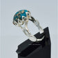 AAE 6581 Chandi Ring 925, Stone: Shajri Feroza