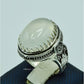 AAE 6827 CHANDI RING 925, STONE: DUR E NAJAF - AmeerAliEnterprises
