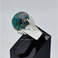 AAE 6673 Chandi Ring 925, Stone: Shajri Feroza