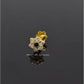 AAE 6891 Gold Nose pin, Stone: Zircon