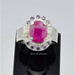 AAE 6642 Chandi Ring 925, Stone: Ruby