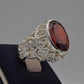 AAE 7713 Chandi Ring 925, Stone: Zircon - AmeerAliEnterprises