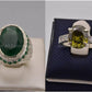 Silver Couple Rings: Pair 111,  Stone: Zircon - AmeerAliEnterprises