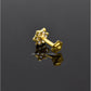 AAE 6891 Gold Nose pin, Stone: Zircon