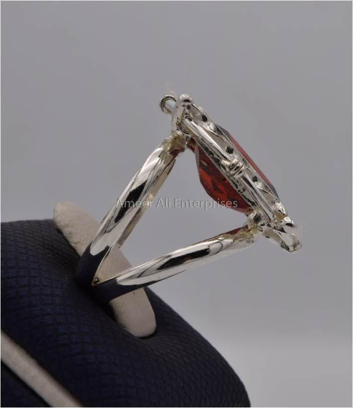AAE 2294 Chandi Ring 925, Stone: Zircon - AmeerAliEnterprises