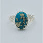 AAE 6581 Chandi Ring 925, Stone: Shajri Feroza