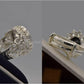 Silver Couple Rings: Pair 50,  Stone: Zircon - AmeerAliEnterprises