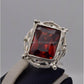 AAE 2294 Chandi Ring 925, Stone: Zircon - AmeerAliEnterprises