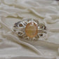 AAE 1579 Chandi Ring 925, Stone: Yellow Sapphire (Pukhraj) - AmeerAliEnterprises