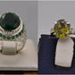 Silver Couple Rings: Pair 111,  Stone: Zircon - AmeerAliEnterprises