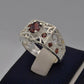 AAE 7419 Chandi Ring 925, Stone: Zircon - AmeerAliEnterprises