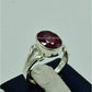 AAE 6853 Chandi Ring 925, Stone: Ruby