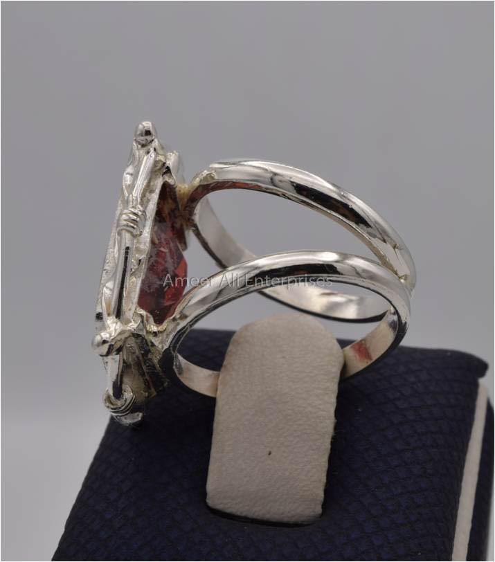 AAE 2294 Chandi Ring 925, Stone: Zircon - AmeerAliEnterprises