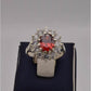 AAE 2549 Chandi Set 925, Stone: Zircon - AmeerAliEnterprises