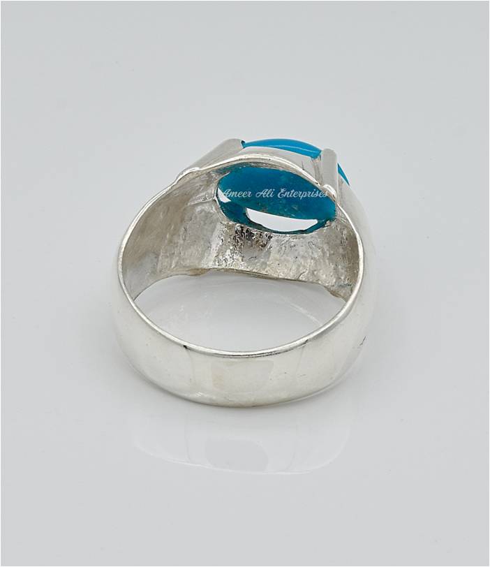 AAE 6675 Chandi Ring 925, Stone: Feroza