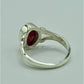 AAE 6853 Chandi Ring 925, Stone: Ruby