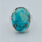 AAE 6582 Chandi Ring 925, Stone: Shajri Feroza