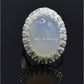 AAE 6828 CHANDI RING 925, STONE: DUR E NAJAF - AmeerAliEnterprises