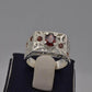 AAE 7419 Chandi Ring 925, Stone: Zircon - AmeerAliEnterprises