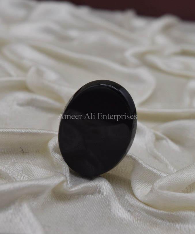 AAE 1382 Black Aqeeq Stone - AmeerAliEnterprises