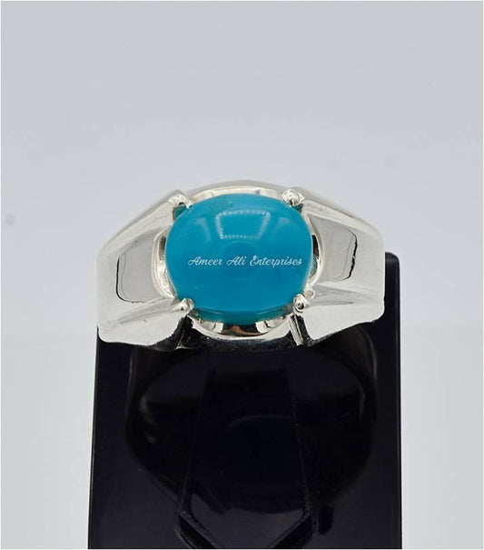 AAE 6608 Chandi Ring 925, Stone: Feroza