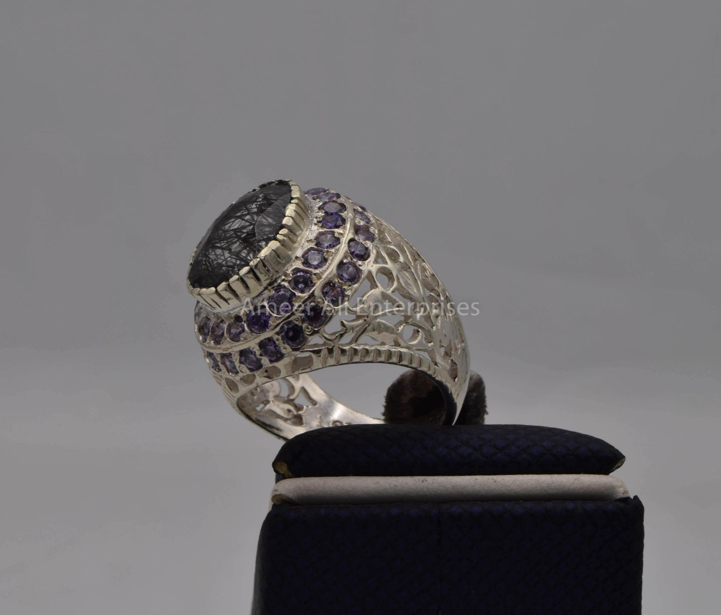 AAE 5651 Chandi Ring, Stone: Moh e Najaf - AmeerAliEnterprises