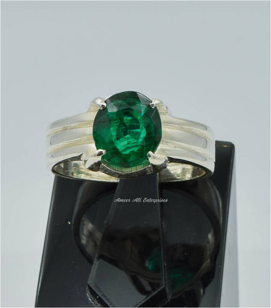 AAE 6248 Chandi Ring 925, Stone: Onyx